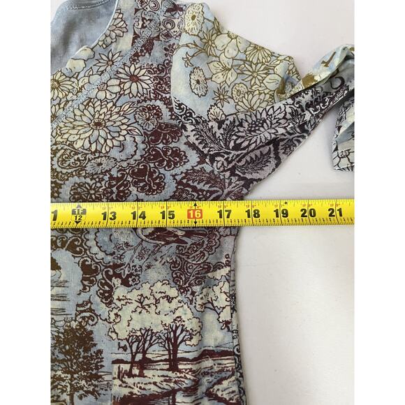 Y2K 90s Boho Country Bella Top S Cottage Maximalist Festival Art Folk Romantic - Picture 9 of 10